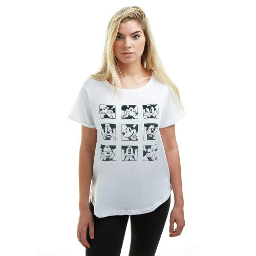 Front - Disney Womens/Ladies Mickey Mouse T-Shirt