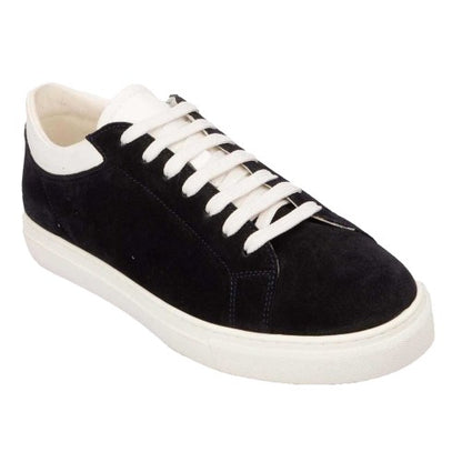 Front - Emporio Armani Womens/Ladies Calf Suede Trainers