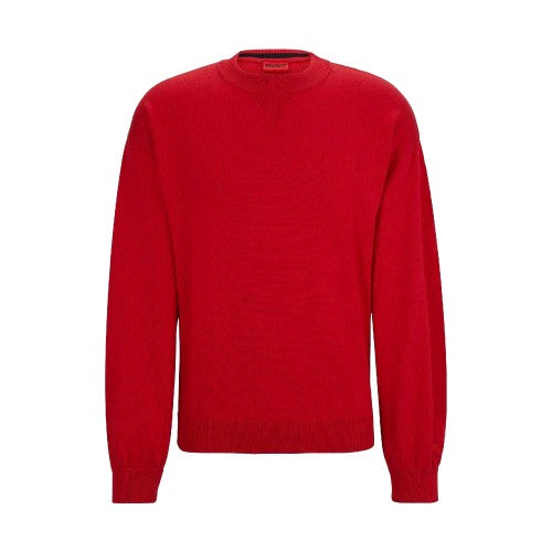 Front - Hugo Mens Knitted Sweatshirt