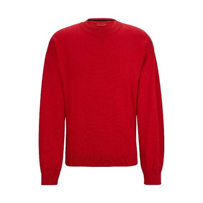 Front - Hugo Mens Knitted Sweatshirt