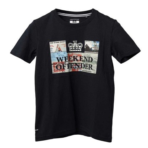 Front - Weekend Offender Childrens/Kids Ticket T-Shirt