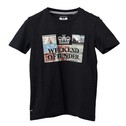 Front - Weekend Offender Childrens/Kids Ticket T-Shirt