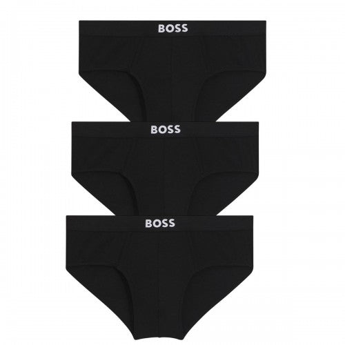 Front - Boss Mens Logo Briefs (Pack of 3)