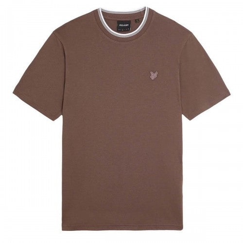 Front - Lyle & Scott Mens Superfine Tipped Cotton T-Shirt