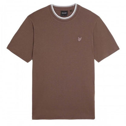 Front - Lyle & Scott Mens Superfine Tipped Cotton T-Shirt