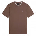 Front - Lyle & Scott Mens Superfine Tipped Cotton T-Shirt