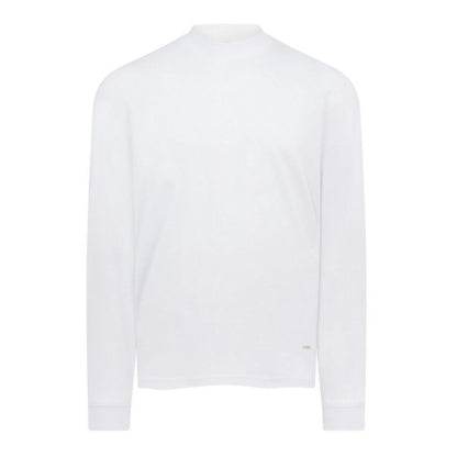 Front - Lyle & Scott Mens Interlock Oversized Long-Sleeved T-Shirt