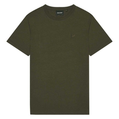 Front - Lyle & Scott Mens Tonal Eagle T-Shirt