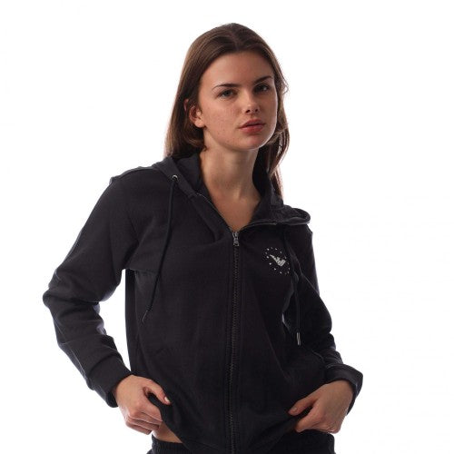 Front - Emporio Armani Womens/Ladies Full Zip Hoodie