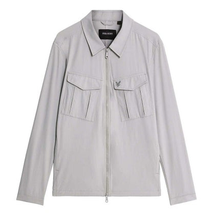 Front - Lyle & Scott Mens Nylon Pocket Overshirt