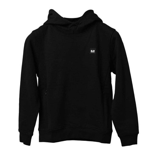 Front - Weekend Offender Childrens/Kids Ribbe Badge Ribbed Hoodie
