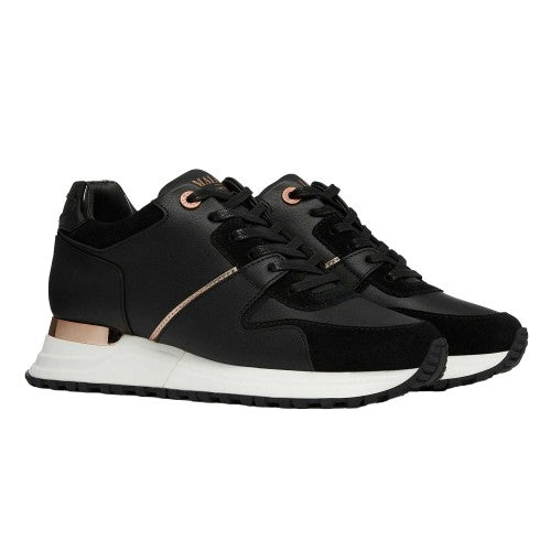 Front - Mallet Womens/Ladies Almorah Leather Trainers