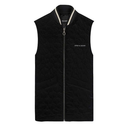 Front - Lyle & Scott Mens Quilted Gilet