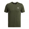Front - Under Armour Mens Vanish Grid Seamless T-Shirt