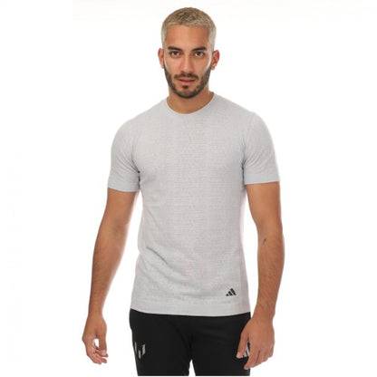 Front - Adidas Mens Yoga T-Shirt