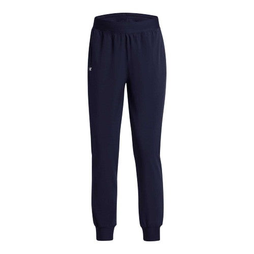 Front - Under Armour Womens/Ladies Rival Woven High Rise Jogging Bottoms