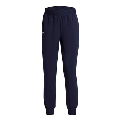 Front - Under Armour Womens/Ladies Rival Woven High Rise Jogging Bottoms