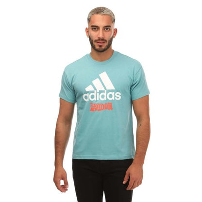 Front - Adidas Mens Graphic T-Shirt