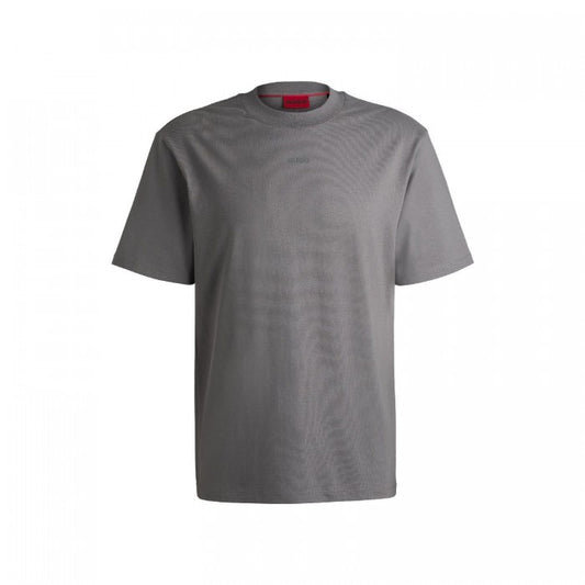 Front - Hugo Mens Dapolino Printed Logo T-Shirt