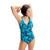 Front - Speedo Womens/Ladies Lexi Tie Dye One Piece Swimsuit