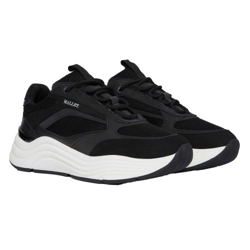 Front - Mallet Mens Cyrus 2.0 Suede Trainers