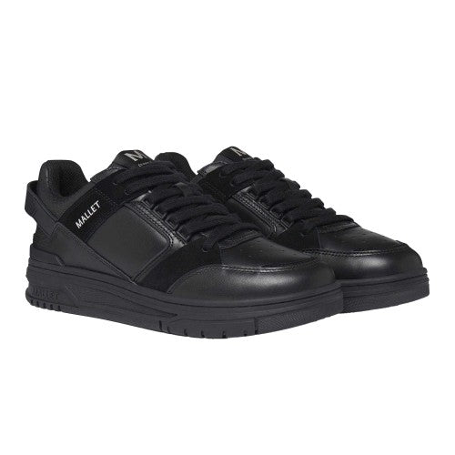 Front - Mallet Mens Compton Leather Trainers