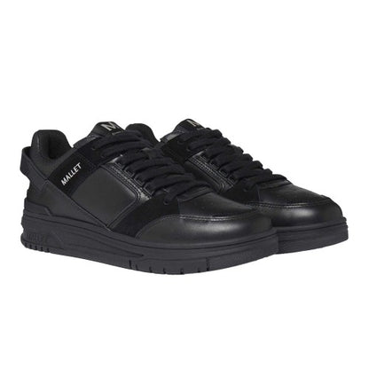 Front - Mallet Mens Compton Leather Trainers