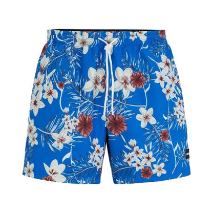 Front - Boss Mens Piranha Swim Shorts