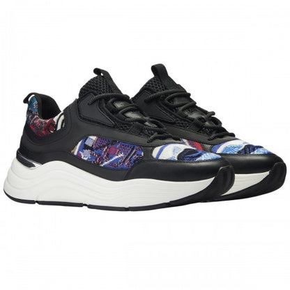 Front - Mallet Unisex Adult Cyrus Leather Trainers