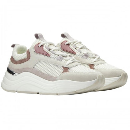 Front - Mallet Womens/Ladies Cyrus Leather Trainers