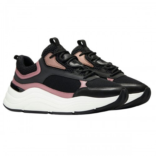 Front - Mallet Womens/Ladies Cyrus Leather Trainers