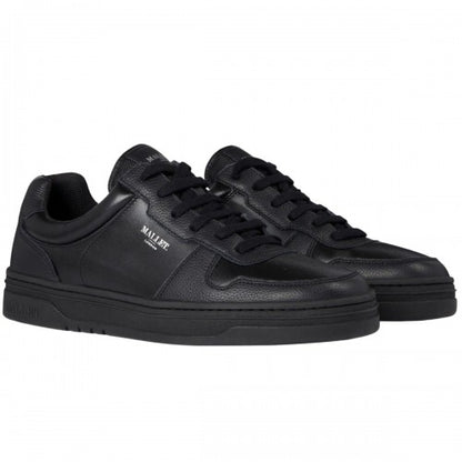Front - Mallet Womens/Ladies Bentham Leather Court Trainers