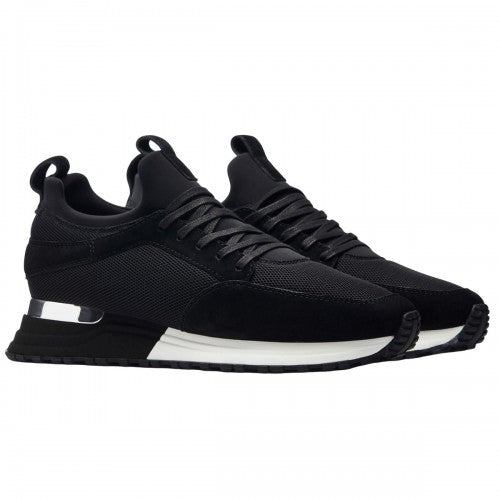 Front - Mallet Mens Archway Leather Trainers