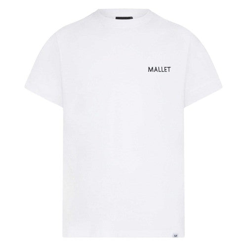 Front - Mallet Mens Coordinates Logo T-Shirt