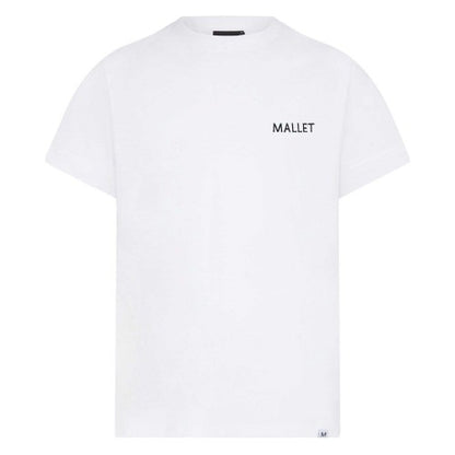 Front - Mallet Mens Coordinates Logo T-Shirt