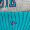 Front - New Era Charlotte Hornets NBA Knitted Bobble Beanie