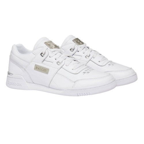 Front - Mallet Womens/Ladies X Reebok Leather Workout Trainers