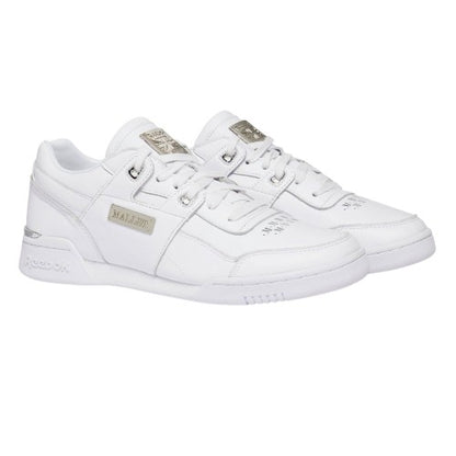 Front - Mallet Womens/Ladies X Reebok Leather Workout Trainers