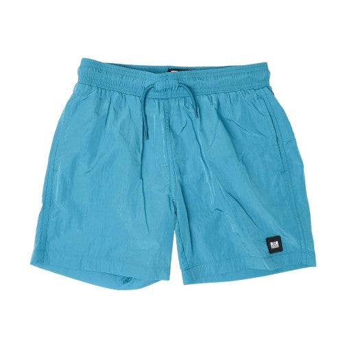 Front - Weekend Offender Childrens/Kids Badge Swim Shorts