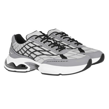 Front - Mallet Mens Neptune Leather Trainers