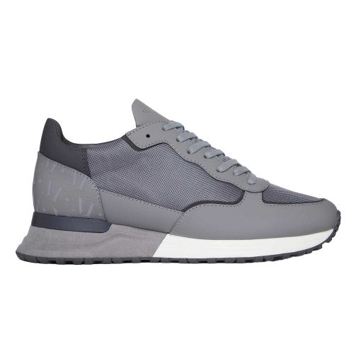 Front - Mallet Mens Popham Suede Trainers