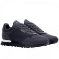 Front - Mallet Mens Lowman Leather Trainers
