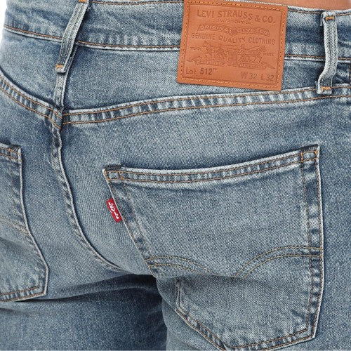 Front - Levis Womens/Ladies 512 Tapered Slim Jeans