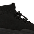 Black - Side - Mallet Childrens-Kids Trainers