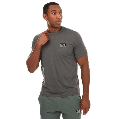 Front - Emporio Armani Mens Series Logo Cotton T-Shirt