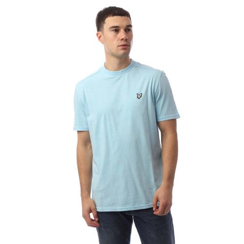 Front - Lyle & Scott Mens Natural Dyed Crew Neck T-Shirt
