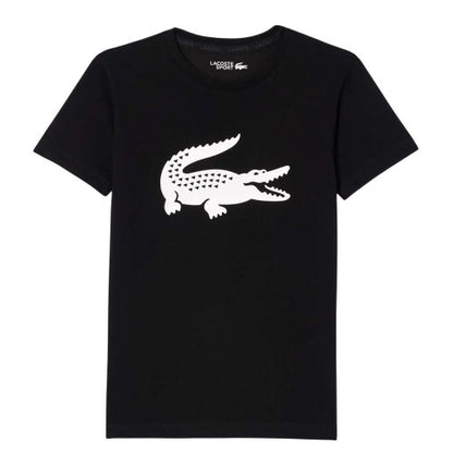 Front - Lacoste Childrens/Kids Oversized Logo Tennis T-Shirt