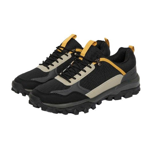 Front - Crosshatch Mens Heymare Low Hiking Shoes