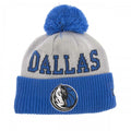 Front - New Era NBA Tip Off 2023 Dallas Mavericks Knitted Bobble Beanie