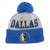 Front - New Era NBA Tip Off 2023 Dallas Mavericks Knitted Bobble Beanie